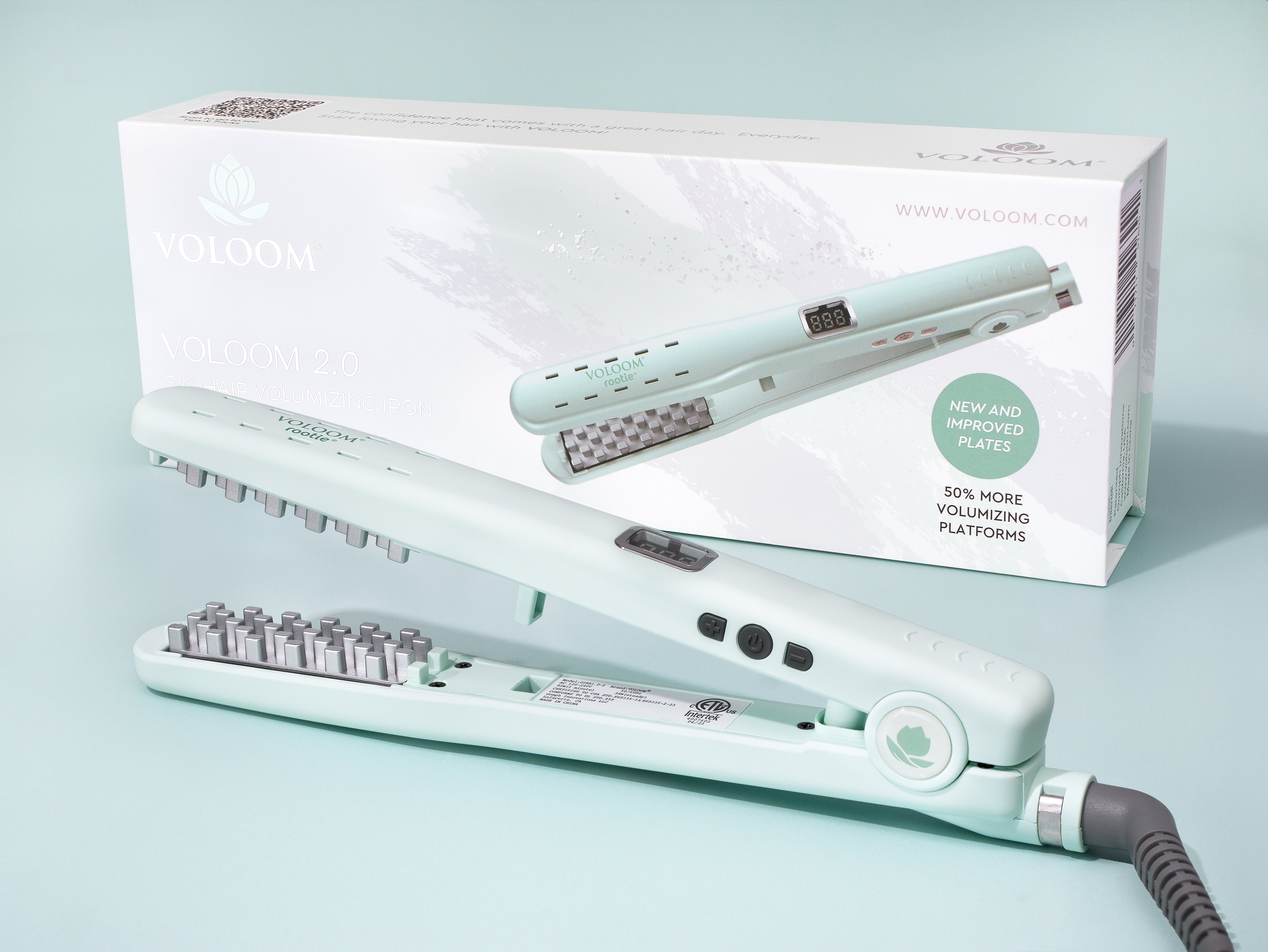 Voloom volumizing 2024 hair iron